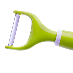 Royalford RF6303 asparagus peeler| ergonomic design, durable stainless steel blade, gripped handle for control, dishwasher safe, for peeling vegetables & fruits|