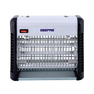 Geepas GBK1131N Electric Bug Killer | 12W Power Insect Killer with Safety Grill | Chemical-Free| Energy Efficient Mosquito & Fly Trap for Home & Office | 2 Years Warranty