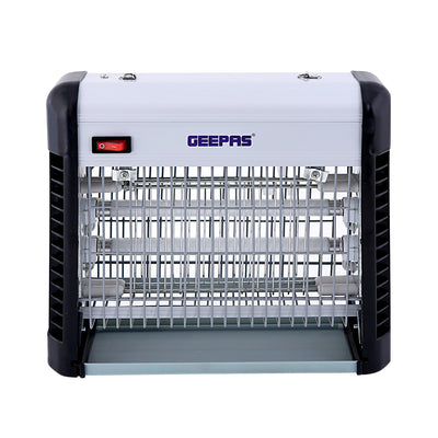 Geepas GBK1131N Electric Bug Killer | 12W Power Insect Killer with Safety Grill | Chemical-Free| Energy Efficient Mosquito & Fly Trap for Home & Office | 2 Years Warranty