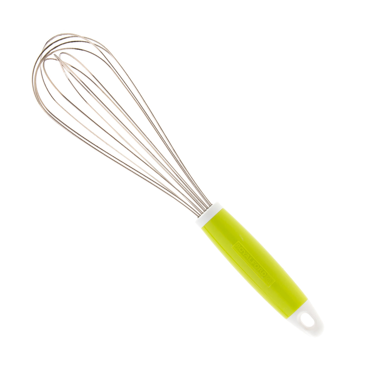 Royalford RF6315 Stainless Steel Whisk| rust-resistant wires & ergonomic handle ensures smooth mixing| beating & whipping, for everyday cooking and baking needs|