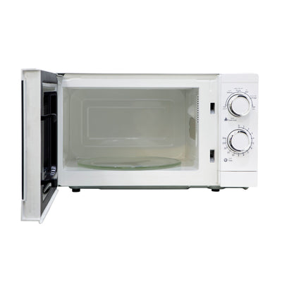 Geepas GMO1894 20L Solo Microwave Oven 1200W | 6 Power Levels | Fast Defrost & Timer |  Mechanical rotary controls | Durable painted steel cavity | Push-button door