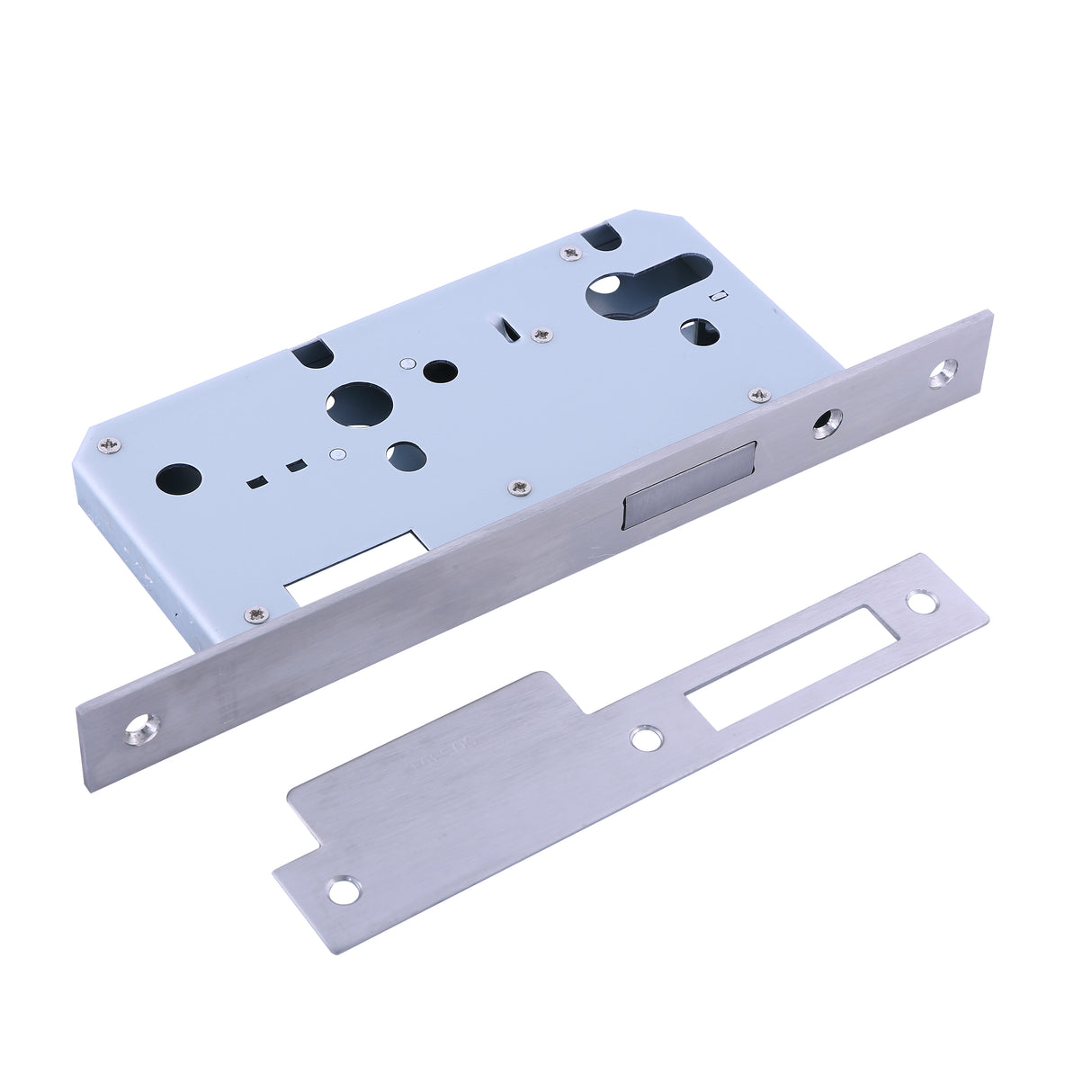 Geepas GHW65023 Dead Lock SS304 Mortise Lock with 235mm Forend Plate | 55mm Backset | 72mm Centre Distance | Fire Rated Door Lock for Wooden & Metal Doors | Durable