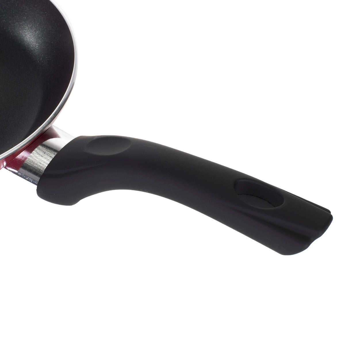 Royalford RF1259FP20 20cm Non-Stick Flat Fry Pan | Triple Layer Coating | 3mm Thick Aluminium Body | PFOA Free | Spin Bottom for Even Heat Distribution | Durable Design