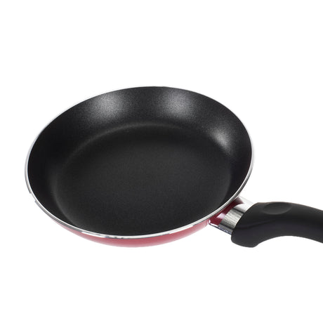 Royalford RF1259FP20 20cm Non-Stick Flat Fry Pan | Triple Layer Coating | 3mm Thick Aluminium Body | PFOA Free | Spin Bottom for Even Heat Distribution | Durable Design
