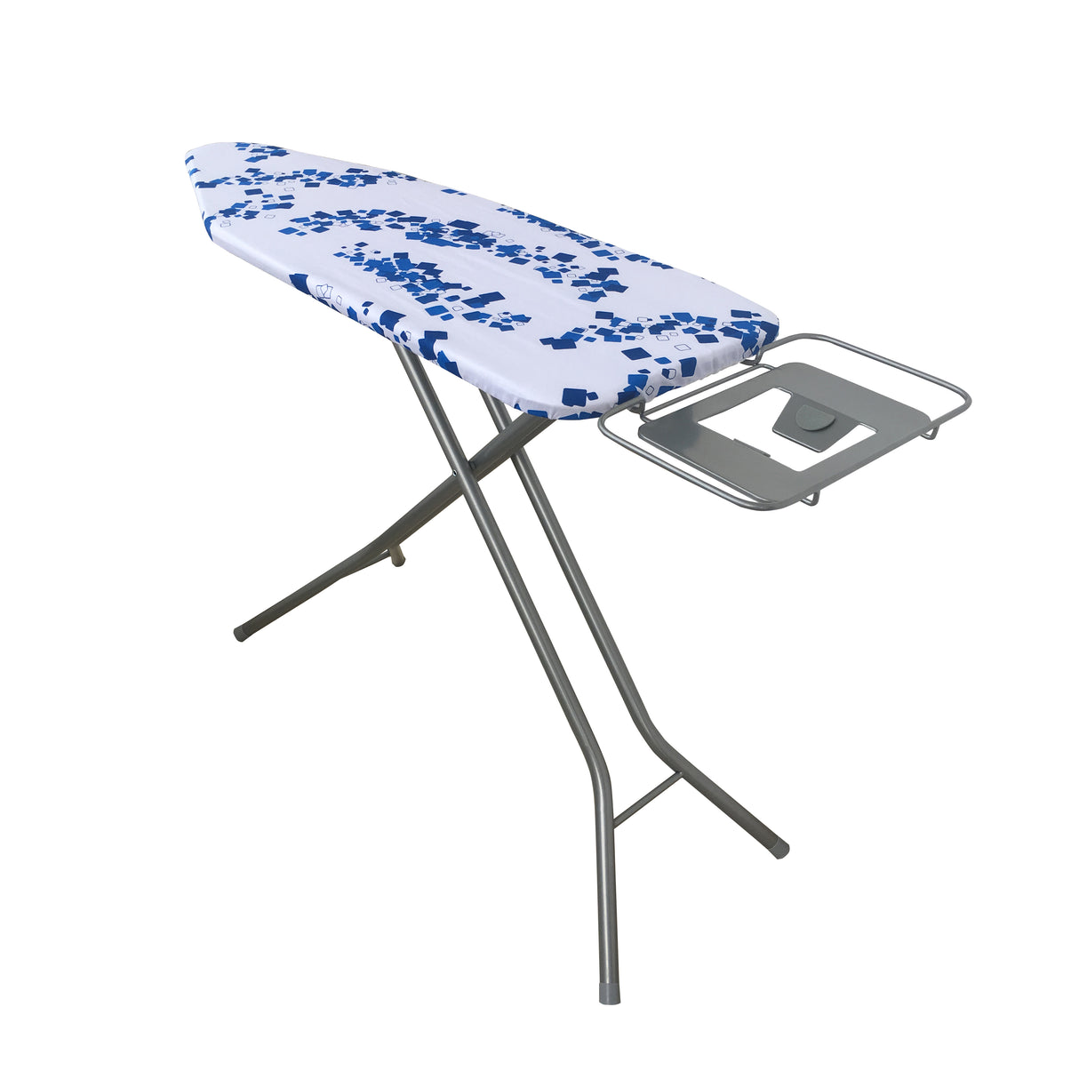 Royalford RF8735 Ironing Board with Height Adjustment | Foldable Steam Iron Board | Cotton Cover| 7mm Foam Padding| Stable Legs & Easy Storage for Home Laundry Use