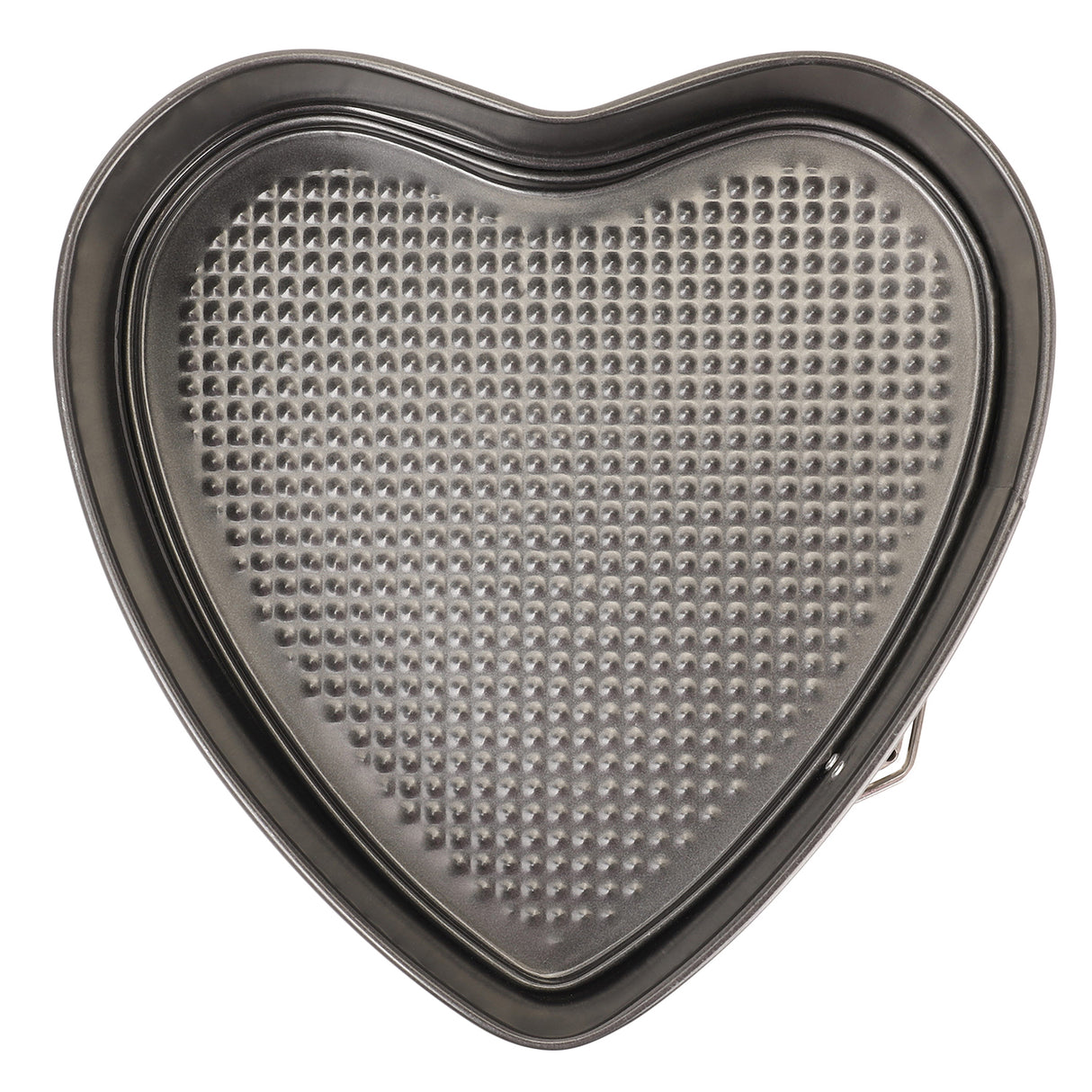 Royalford RF8783 Springform Baking Pan Set |  3PCS Premium Non-Stick Round Heart Square Cake Pans |  Easy Release Buckle|  Oven Safe |  Even Heat Distribution Design