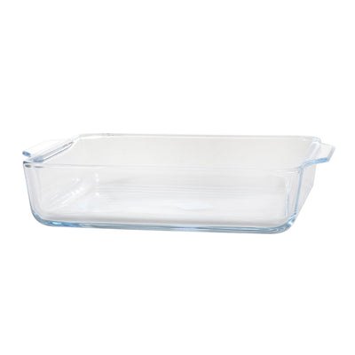 Royalford RF8807 1.5L Borosilicate Glass Baking Tray | Square Oven Safe Baking Dish for Casserole, Lasagna | Microwave, Freezer & Dishwasher Safe and Durable Design