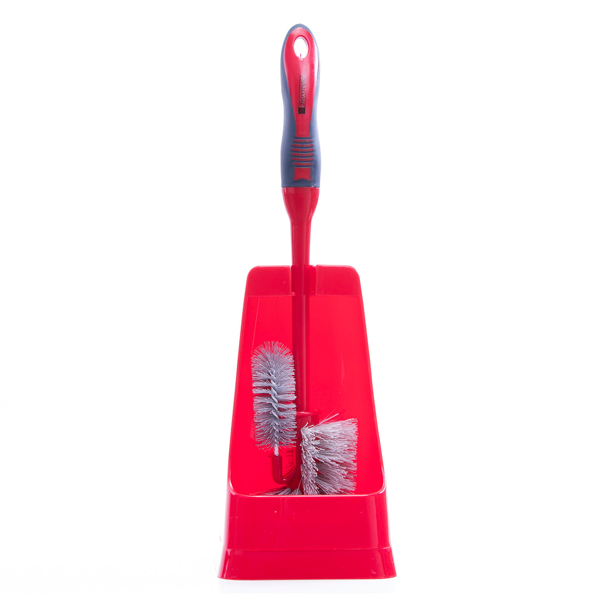 Royalford RF8834 One Click Series Toilet Brush | Holder Easy Clean Durable Bathroom Cleaning Brush | Ergonomic Handle Strong Bristles Hygienic Stand for Daily Toilet Use
