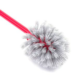 Royalford RF8835 Toilet Brush | One Click Series Easy Clean Toilet Brush | Comfortable Handle for Clearing Clogged Toilets and Drains for Home and Office Bathroom Use