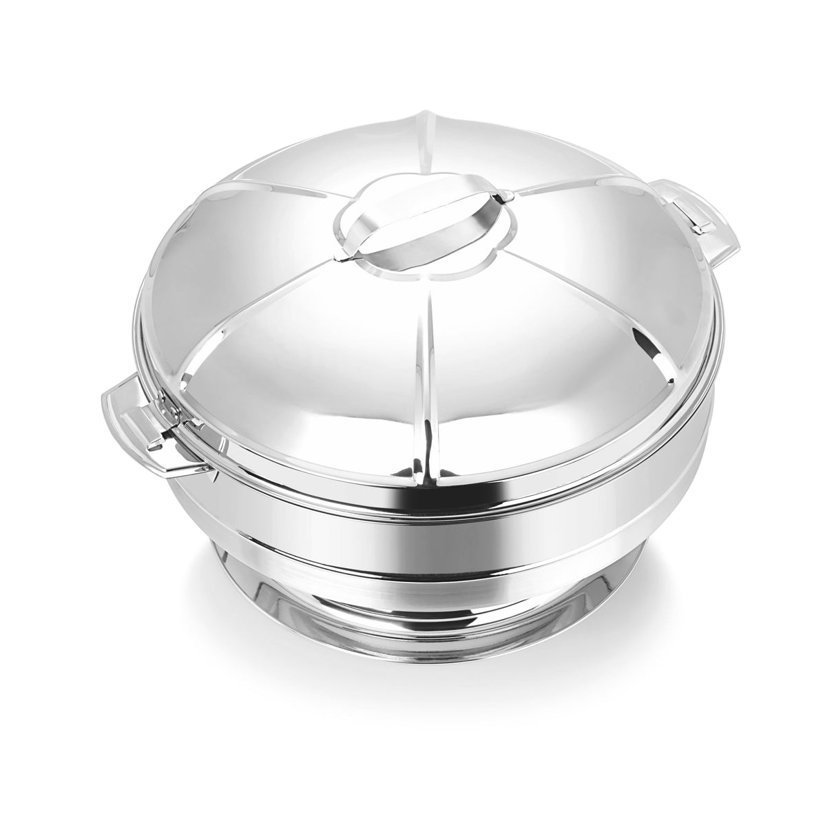 Royalford RF8410 32cm Taj Jumbo Hot Pot | Stainless Steel Double Wall Insulated Food Warmer with Locking Lid | Secure easy-lock lid | Strong and sturdy body | Food-safe