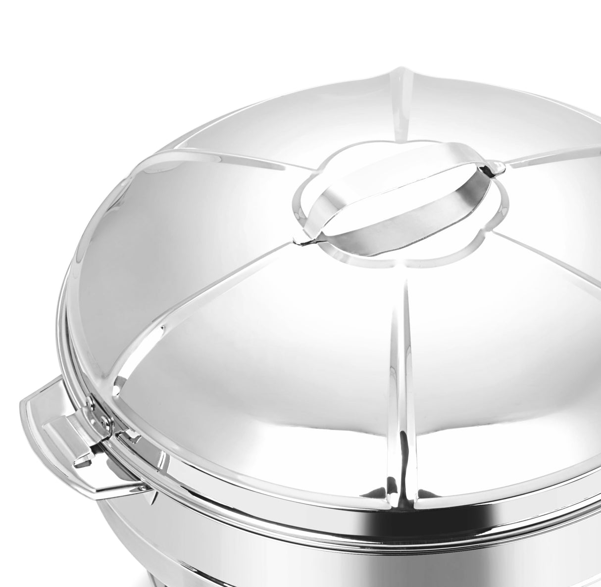 Royalford RF8410 32cm Taj Jumbo Hot Pot | Stainless Steel Double Wall Insulated Food Warmer with Locking Lid | Secure easy-lock lid | Strong and sturdy body | Food-safe