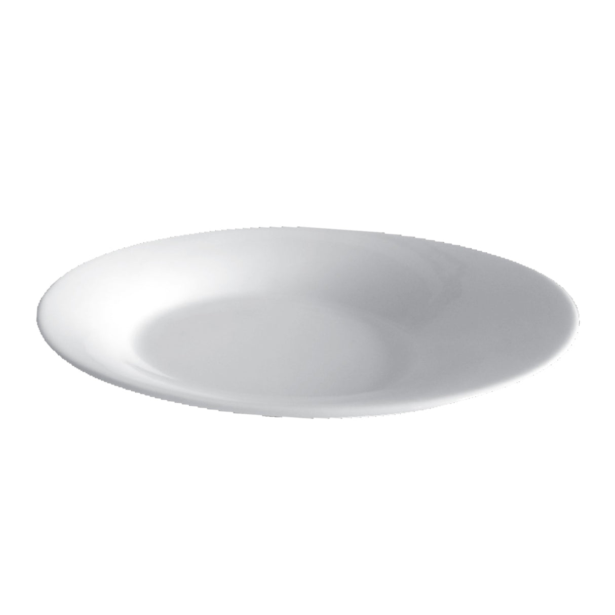 Royalford RF8434 Porcelain Serving Plate | 7 Inch Size | Durable White Dinner Plate for Snacks, Desserts, Starters For Home, Restaurant &  Café Use | Dishwasher Safe