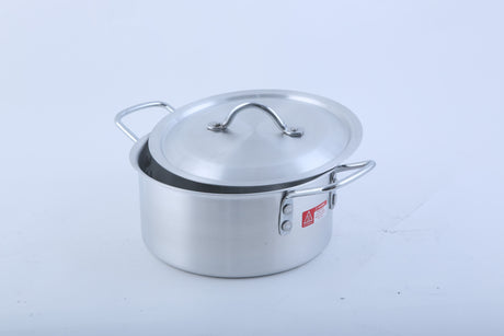 Royalford RF8993 5-Piece Virgin Aluminium Casserole Pot Set |Lightweight yet durable construction|Excellent heat conductivity |Sturdy dual side handles |Well-fitting lids