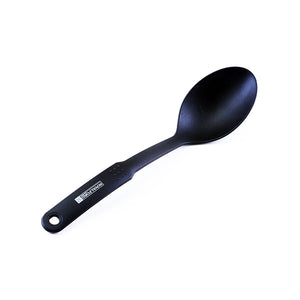 Royalford RF5057 Nylon Serving Spoon | Heat Resistant Non Stick Kitchen Spoon | Durable Ergonomic Handle | Cooking & Serving Spoon for Rice and Curry | Easy To Clean