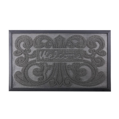 Royalford RF9560 Door Mat 45x75cm | High Quality Stylish Welcome Entrance Floor Mat  | Durable Fabric | Easy Clean Surface | Elegant Design for Home, Office & Indoor Use