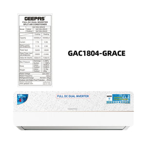 GEEPAS GAC1804 18000 BTU Full DC Dual Inverter AC | T3 Compressor | Hot & Cold Function | Wi-Fi Control | Low Noise Operation | R410A Refrigerant | Remote Control