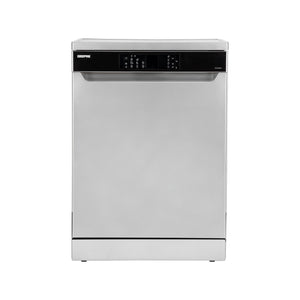 Geepas Free Standing Dishwasher GDW1584SV | 15 Place Settings, 3 Baskets, Stainless Steel Tub, 8 Programs, Delay Timer, LED Display, Child Lock, 2 Year Warranty