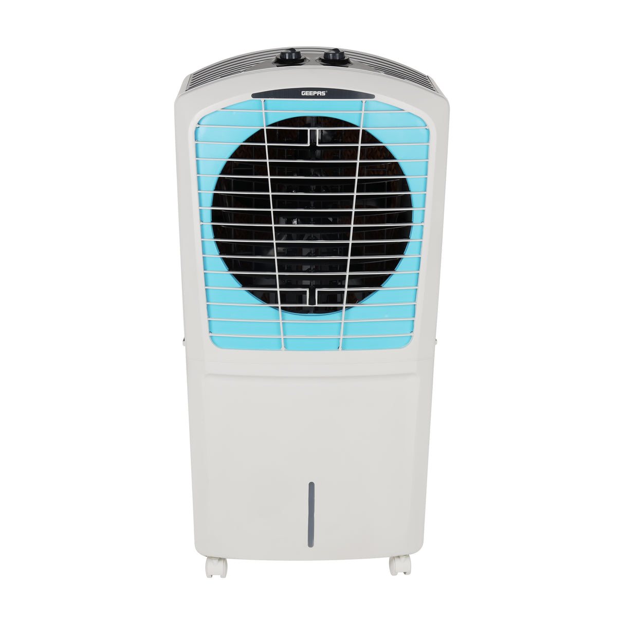 Geepas Premium Desert Air Cooler-GAC1519H1 /Comes with  100L Large Tank Capacity, 4-way Air Deflection, Auto Swing, Low Noise Operation / Inverter Compatible