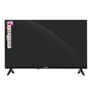 Geepas GLED3202SEHD 32-Inch Smart LED TV | HD Ready Android OS TV with HDMI & USB Connectivity | Full Color Optimizer | HQ Sound | Slim LED Design |  Energy Efficient