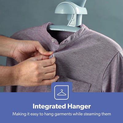 Geepas GGS25022 Garment Steamer | 2000W Power| 1.8L Water Tank | 35s Fast Heating | 30g/min Steam Flow | 11-Position Adjustable Pole | 2 Ice Boxes | 2 Years Warranty