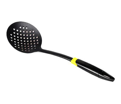 Royalford RF8907 Nylon Skimmer |  Ergonomic ABS Handle | Heat Resistant Dishwasher Safe Skimmer for Frying, Straining, Lifting Food and Everyday Non Stick Cookware Use
