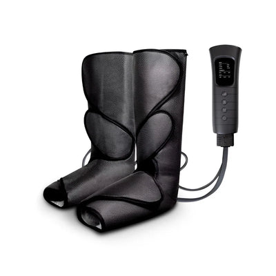 Geepas GM86095UK Foot and Calf Massager | 6 Selectable Modes with Heating & Vibration Function| 3 Adjustable Strength Levels| 2x2 Airbags| Leg Warmers| 2 years Warranty