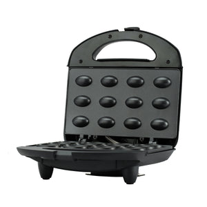 Geepas GNM36531 12-Piece Nut Maker | 750W Non-Stick Electric Snack Maker |  Cool Touch Handle  | Power & Ready Indicator Lights | Overheat Protection | Easy-to-clean