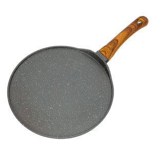Royalford RF10766 28cm Flat Griddle Tawa | Granite Coated Die-Cast Aluminium Non Stick Tawa |  5 Layer Durable Construction for Dosa , Roti, Pancake & Everyday Cooking