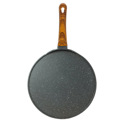 Royalford RF10766 28cm Flat Griddle Tawa | Granite Coated Die-Cast Aluminium Non Stick Tawa |  5 Layer Durable Construction for Dosa , Roti, Pancake & Everyday Cooking