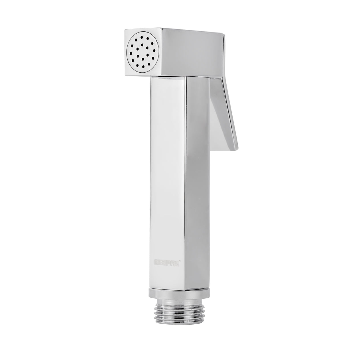 Geepas Tesa Shattaf Set GSW61131 | Soft Spray Non-Stop Water Jet | Durable Brass Material with Easy Switch On | Supports 60°C Water Temperature | G1/2" Thread | Silver