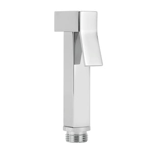 Geepas Tesa Shattaf Set GSW61131 | Soft Spray Non-Stop Water Jet | Durable Brass Material with Easy Switch On | Supports 60°C Water Temperature | G1/2" Thread | Silver