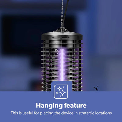 Geepas GBK1149 Electric Insect Killer | 6W UV Tube for Mosquito & Fly Control | Safe, Odor-Free & Chemical-Free Operation | Wide Coverage Area | Durable Design