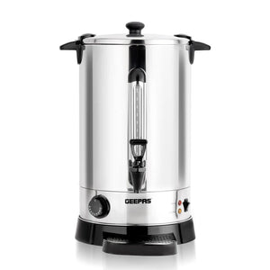 Geepas 15L Stainless Steel Water Boiler GK5219 | 1650W High Performance Electric Hot Water Dispenser| Durable Build| Safe to Use| Ideal for Home & Office|2 Years Warranty