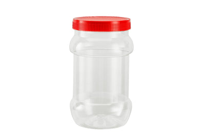 Royalford RF11098 1500ML Airtight PET Jar | BPA-Free Storage Container and durable clear jar with leakproof lid| odor-free design, kitchen storage for home use|