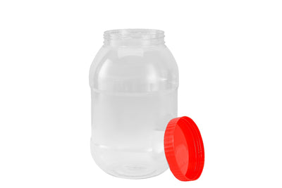 Royalford RF11101 5000ml Air-Tight PET Jar| Food Storage Container & BPA-Free Leak-Proof Airtight| Kitchen Storage Jar for Grains, Snacks, Flour, Durable & Transparent|