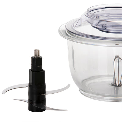 Geepas GMC42014 Multi Chopper | 400W Powerful Motor | 2-Speed Control | 1.2L Durable Glass Bowl | Stainless Steel Blades | Compact Food Processor | 2-Year Warranty