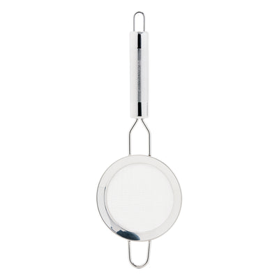 Royalford RF2049 Stainless Steel Strainer 10.3cm| ergonomic gripped handle & durable rust-resistant build| dishwasher safe, ideal for straining & rinsing, and daily use|
