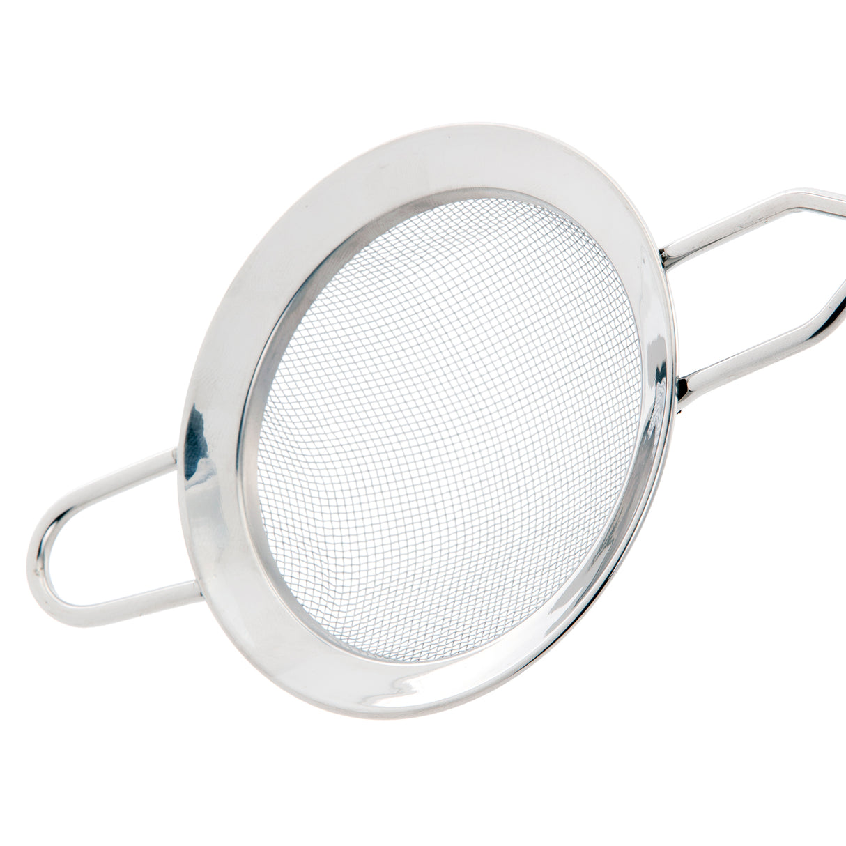 Royalford RF2049 Stainless Steel Strainer 10.3cm| ergonomic gripped handle & durable rust-resistant build| dishwasher safe, ideal for straining & rinsing, and daily use|