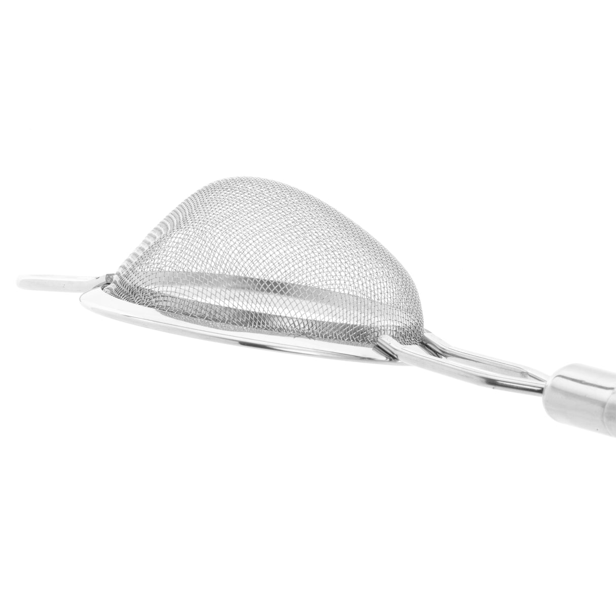 Royalford RF2049 Stainless Steel Strainer 10.3cm| ergonomic gripped handle & durable rust-resistant build| dishwasher safe, ideal for straining & rinsing, and daily use|