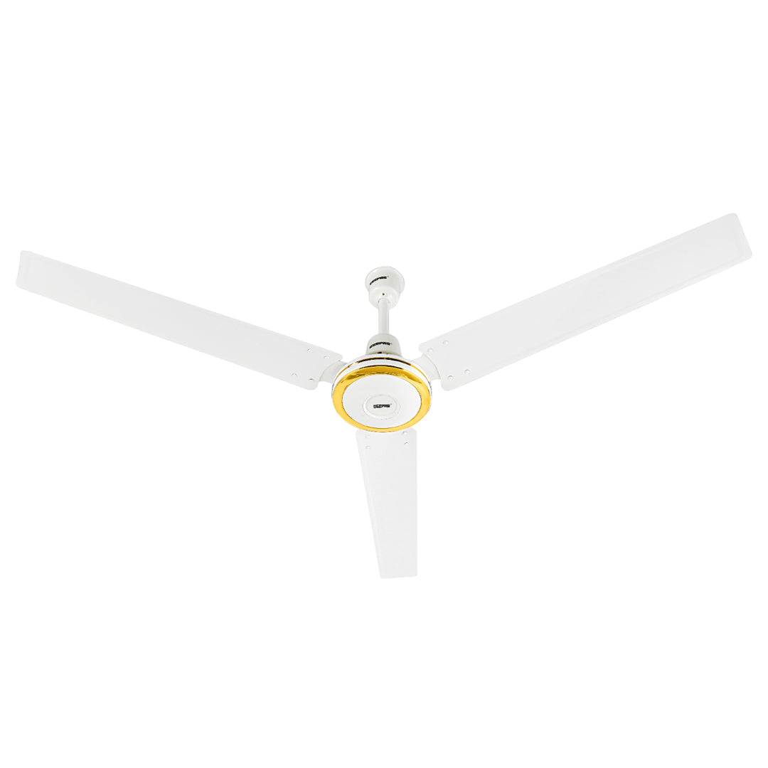 Geepas GF9428 56 Inch Ceiling Fan | 3 Speed Control| Rust Resistant Blades| Energy Efficient Motor| High Air Delivery for Maximum Cooling| Perfect for Home & Office Use