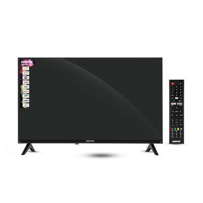 Geepas GLED3202SEHD 32-Inch Smart LED TV | HD Ready Android TV with HDMI & USB | MEMC Technology | HQ Sound System | Full Color Optimizer | Energy Saving Technology