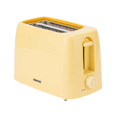 Geepas GBT36550UK-BG 2 Slice Bread Toaster 650W with 6 Browning Settings | Removable Crumb Tray | Cancel Function | Cord Storage and Compact Kitchen Design | Durable