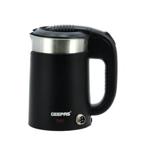 2-in-1 Double Layer Traveller's Kettle, 0.5L Kettle, GK38055 | 12V Portable Electric Car Kettle | Stainless Steel Coffee Mug with Cigarette Lighter Charger