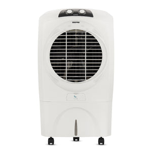 Geepas GAC9602 Air Cooler | 70L Large Water Tank| 150W Power Consumption| Efficient Honeycomb Cooling Pads| Rust Proof Fan| High Airflow Performance| 2 Years Warranty