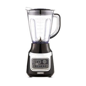 Geepas GSB44115UK Professional Blender 900W with 1.5L Capacity Jar |  Stainless Steel Blades |  Electronic Program Control |  Smoothie Function & Variable Speed Control