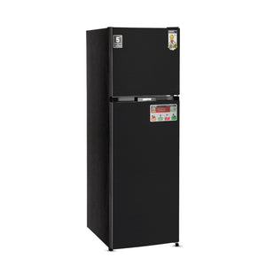 Geepas GRF3207SSXXN No Frost Double Door Refrigerator with Inverter Technology | Multi Air Flow  | Twist Ice Maker | Large Storage Capacity | Stainless Steel Finish