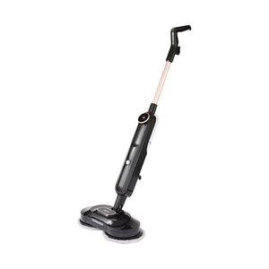 Geepas GSC63077UK Digital Steam & Scrub Floor Mop with Twin Rotating Pads | Adjustable Steam Control | 540ml Water Tank | LED Display & 7m Power Cord | Lightweight design