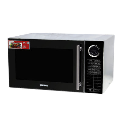 Geepas 30L Convection Microwave Oven  GMO2706CB | Grill, Microwave & Convection Functions | Digital Control | Multi-Stage Cooking | 1400W Power |  1-Year Warranty