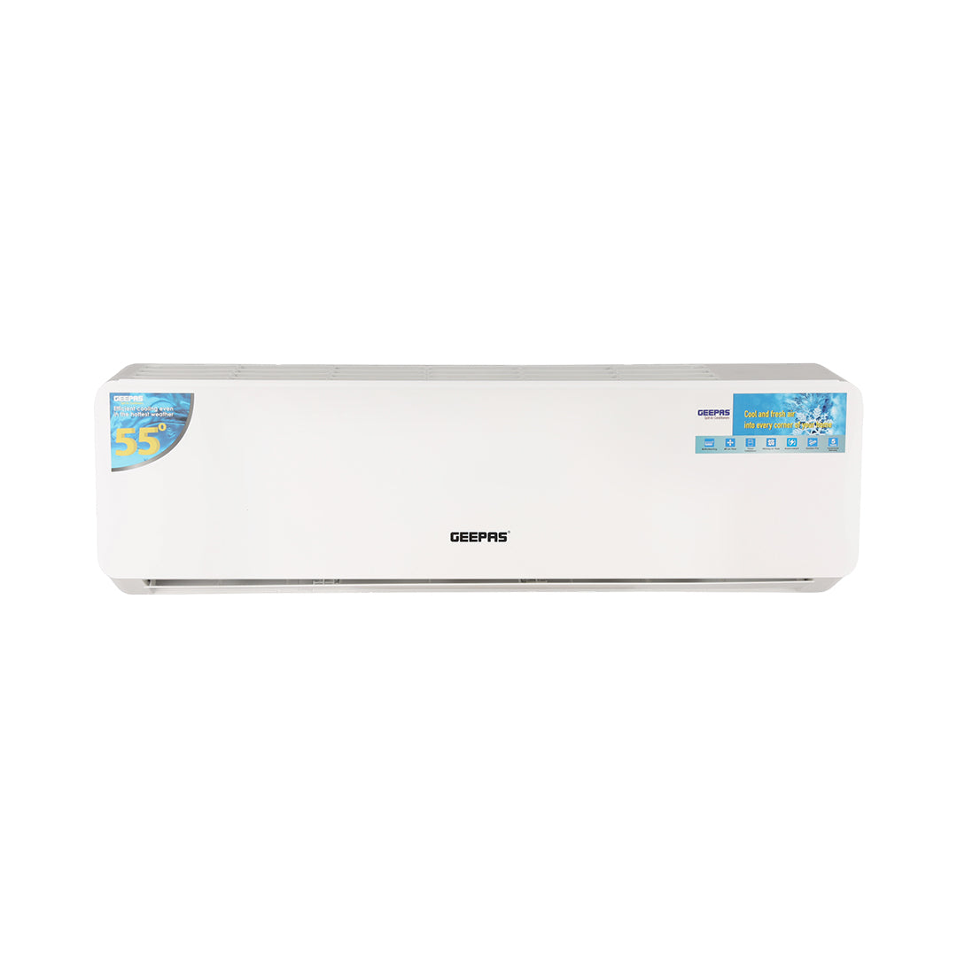 Geepas 2 Ton Split AC-24K, R410A Refrigerant, High-Efficiency Piston Big Compressor,T3 Climate Design,Powerful Cooling, Energy Efficient, Durable and Reliable Performance