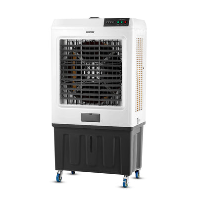 Geepas GAC16019 Air Cooler | 100L Large Water Tank| Powerful 800m³/h Airflow| 3 Adjustable Wind Speeds| 450W  Motor| Energy Efficient Cooling System| 2 Years Warranty